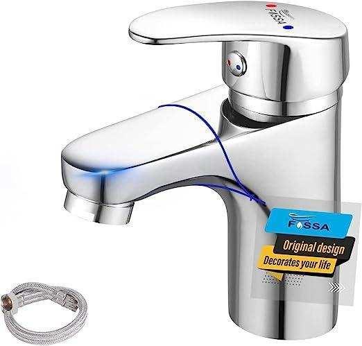 Wash Basin Mixer Tap Brass Silver-0