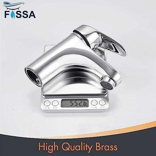Wash Basin Mixer Tap Brass Silver-2